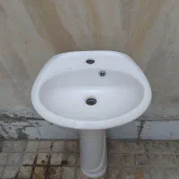 روشویی با پایه|لوازم سرویس بهداشتی|فولادشهر, A4|دیوار