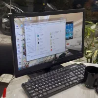 کامپیوتر رومیزی کمکار سالم و مانیتور LG و۱۷ اینچ|رایانه رومیزی|مشهد, آزادشهر|دیوار