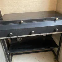 باربیکیو همراه با اجاق گاز یک شعله