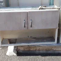 کابینت فلزی|آب‌چکان و نظم‌دهنده ظروف|قم, امامزاده ابراهیم|دیوار