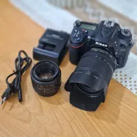 دوربین نیکون d7100 لنز 18-105 و 50 mm