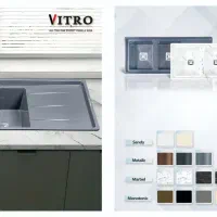 سینک ظرفشویی گرانیتی VITRO|مصالح و تجهیزات ساختمان|مشهد, آبکوه|دیوار