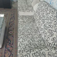 مبلمان ۱۰نفره همراه با میز وسط و دوعدد میز عسلی|مبلمان خانگی و میز عسلی|خرمآباد (تنکابن), |دیوار