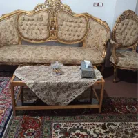 مبل سلطنتی ۹ نفره و میز وسط|مبلمان خانگی و میز عسلی|آمل, |دیوار