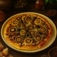 پیتزا زن برای فست فود