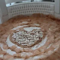 تخت خواب دونفره گرد|تخت و سرویس خواب|فولادشهر, B8|دیوار