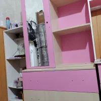 ویترین و کتابخانه ، کمد آینه دار ، تخت ، کمد لباس|تخت و سرویس خواب|قم, انصار‌الحسین|دیوار