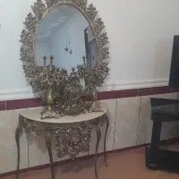 فروش دو عدد آینه وشمعدان
