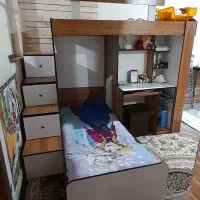 تخت دو طبقه ام دی اف|تخت و سرویس خواب|شیراز, شیخ علی چوپان|دیوار