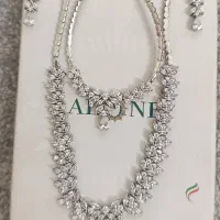نیم ست نقره ( وزن حدود ۴۵تا ۵۰ گرم )