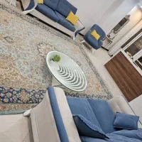 مبلمان راحتی ۷ نفره و فرش و ناهار خوری|مبلمان خانگی و میز عسلی|تهران, تهرانپارس جنوبی|دیوار