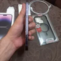 آیفون 14promax 256 zaa پلمپ همراه با آداپتور و قاب|موبایل|تهران, پونک|دیوار