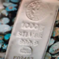 دو عدد شمش نقره ندیر ترکیه