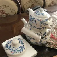 سرویس چای خوری و کتری و قوری ۶نفره جهیزیه|ظروف سرو و پذیرایی|تهران, صادقیه|دیوار