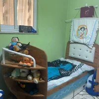 تخت خواب کودک نوجوان مدل کشتی برند ساحل چوب