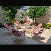 صندلی فلزی باغی