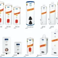 انواع آبگرمکن گازی مخزن دار شرکتی