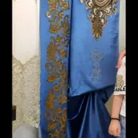 والان پرده جواهر دوزی در حد نو