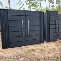 درب آهنی ، دروازه مدرن کیت کتی حیات باغی ویلایی|مصالح و تجهیزات ساختمان|خمام, |دیوار