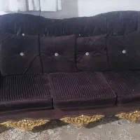 مبل هفت نفره بامیزو عسلی