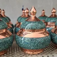 ظروف فیروزه کوبی|صنایع دستی و سایر لوازم تزئینی|نیشابور, شهرک اندیشه|دیوار