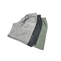 شلوارک نایک پارچه کتان کش  با رنگ بندی