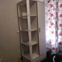 کمد لباس به همراه کتابخانه..