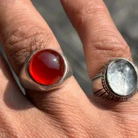 عقیق سرخ ابدار|جواهرات|ابریشم, |دیوار