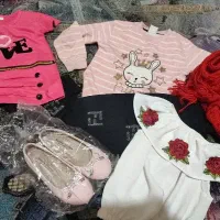 تعدادی لباس دخترانه ۶ ۷ سال