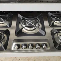 گاز صفحه ای ۵شعله استیل ns139