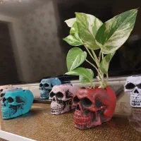 8 عدد جاسیگاری طرح اسکلت جمجمه|صنایع دستی و سایر لوازم تزئینی|کرمانشاه, |دیوار