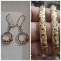 النگو و گوشواره طلا