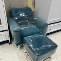 مبل و میز کودک رنگ سبز و‌ قرمز موجوده