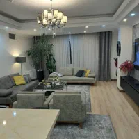 مبل8 نفره تختخواب شو دو رنگ طوسی تیره و روشن