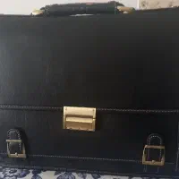 کیف اداری چرم طبیعی مردانه رنگ مشکی