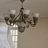 لوستر سلطنتی بزرگ و چشمگیر جنس برنج|لوستر و چراغ آویز|شیراز, معالیآباد|دیوار