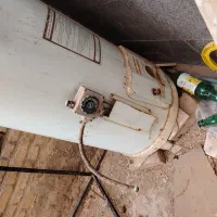 تانکر آب ورق سفید با آب گرم کن همه سلام|آبگرمکن، پکیج، شوفاژ|اردکان, |دیوار