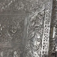 سینی نقره ۵۰۶/۷۰ گرم کلکسیونی|کلکسیون اشیاء عتیقه|تهران, اوین|دیوار