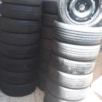 سی عدد لاستیک کارکرده ۱۴ و ۱۵