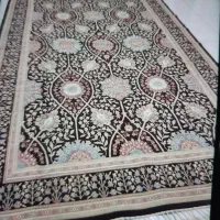 دو تخته فرش ۹ و ۶ متری/پرده حریر نباتی