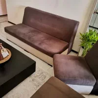 مبل راحتی 6 نفره همراه میز وسط|مبلمان خانگی و میز عسلی|پردیس, فاز ۱۱|دیوار