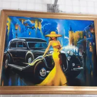 تابلو ی زن ثروتمند|تابلو، نقاشی، عکس|رباط‌کریم, رباط‌کریم|دیوار