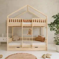 سرویس خواب چوبی اتاق کودک