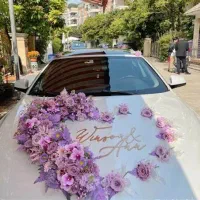 گل ارایی ماشین عروس  دسته گل عروس به قیمت بازار گل