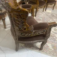 مبل ۹ نفره درو منبت|مبلمان خانگی و میز عسلی|تاکستان, |دیوار