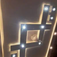 اجرای بدون واسطه کناف، سقف، دکور،نورمخفی، لکه‌گیری