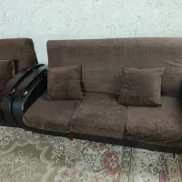 مبل راحتی هفت نفره و میز|مبلمان خانگی و میز عسلی|قم, شهرک امام حسن|دیوار