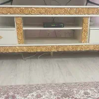 حراجی میز تلویزیون،میز تلفن تابلو و لوستر 24 شعله