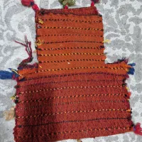 سر دری قدیمی دستبافت  بهمراه جا نمکی گلیمی|گلیم، جاجیم، گبه|کرج, شهرک امام رضا (ع)|دیوار