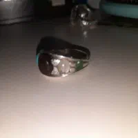 انگشتر نقره ۵ نگین به شرط